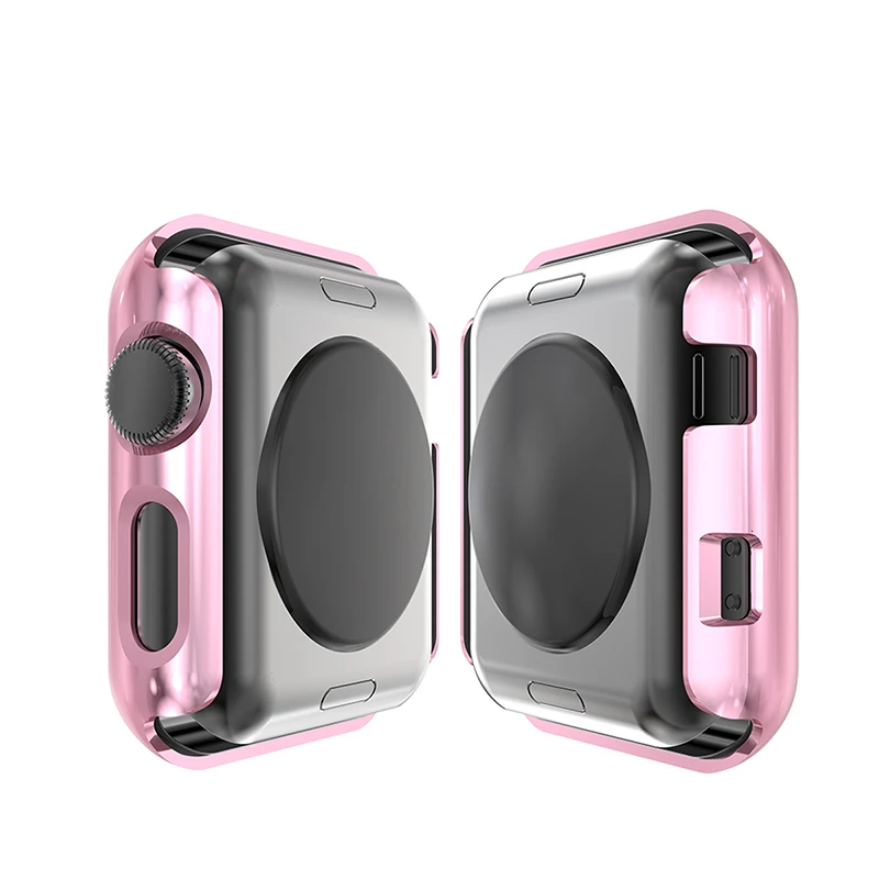 Алмазный чехол для apple watch Series 5 44 мм 40 мм iWatch 4 защитная крышка экрана PC Watch Case для apple watch 3 Case 38 мм 42 мм