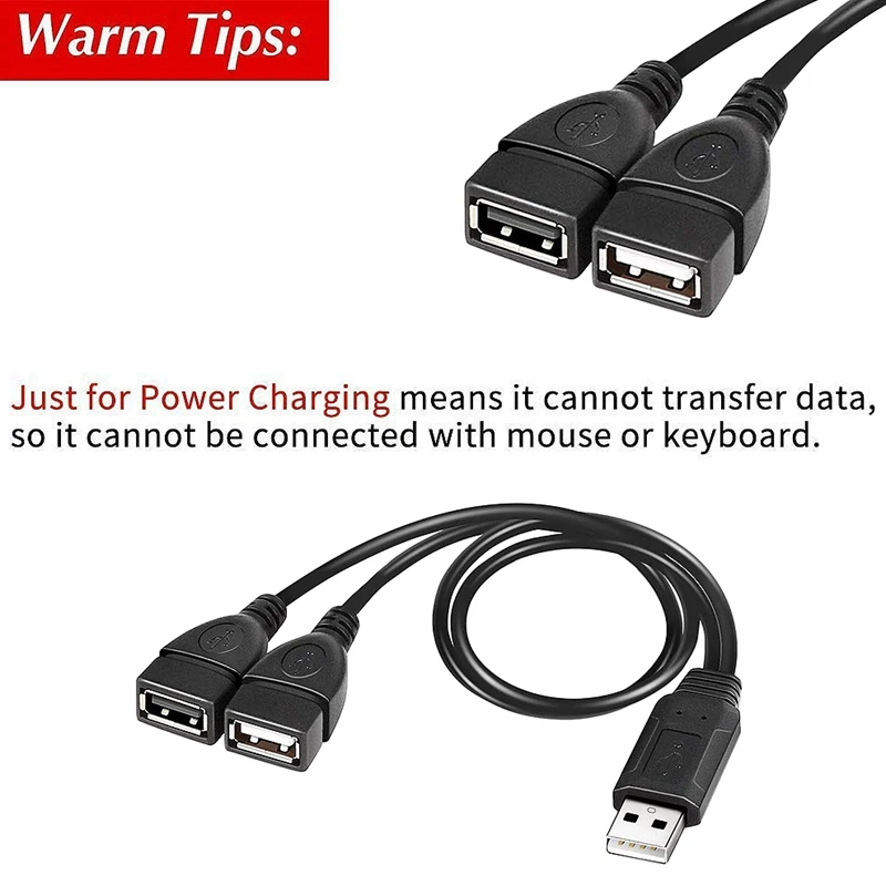 USB сплиттер кабель 2 0 A папа к двойному гнезду Y зарядное устройство | Электроника