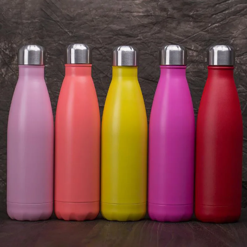 Индивидуальная бутылка для воды без бисфенола А термос 500 мл из нержавеющей стали