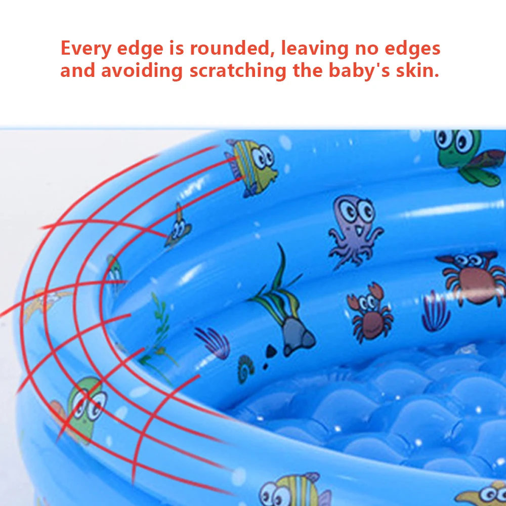 

Home inflatable swimming pool foldable children's paddling pool Paddling Play Children Round Basin Bathtub Portable Kids Outdoor