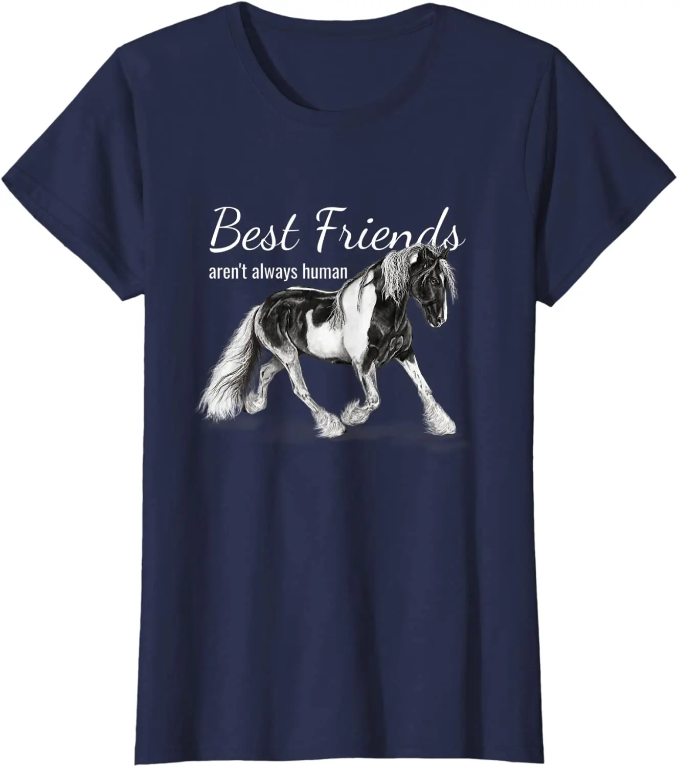 

Best Friends Paint Horse Stallion Mare Quarter Horse Breed T-Shirt. Summer Cotton O-Neck Short Sleeve Mens T Shirt New S-3XL