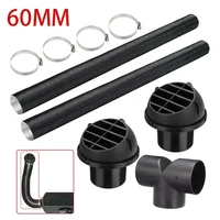 1 set vehicle 60 mm heater pipe ducting piece warm air outlet vent replacement accessories for webasto diesel heater