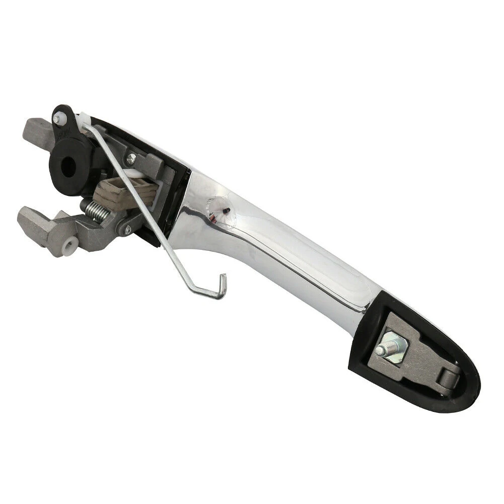 735592012 Smooth Complete With Hinge Hole Professional Chrome Car Outer Door Handle Front Rear Auto Repair For Fiat 500 Offside |