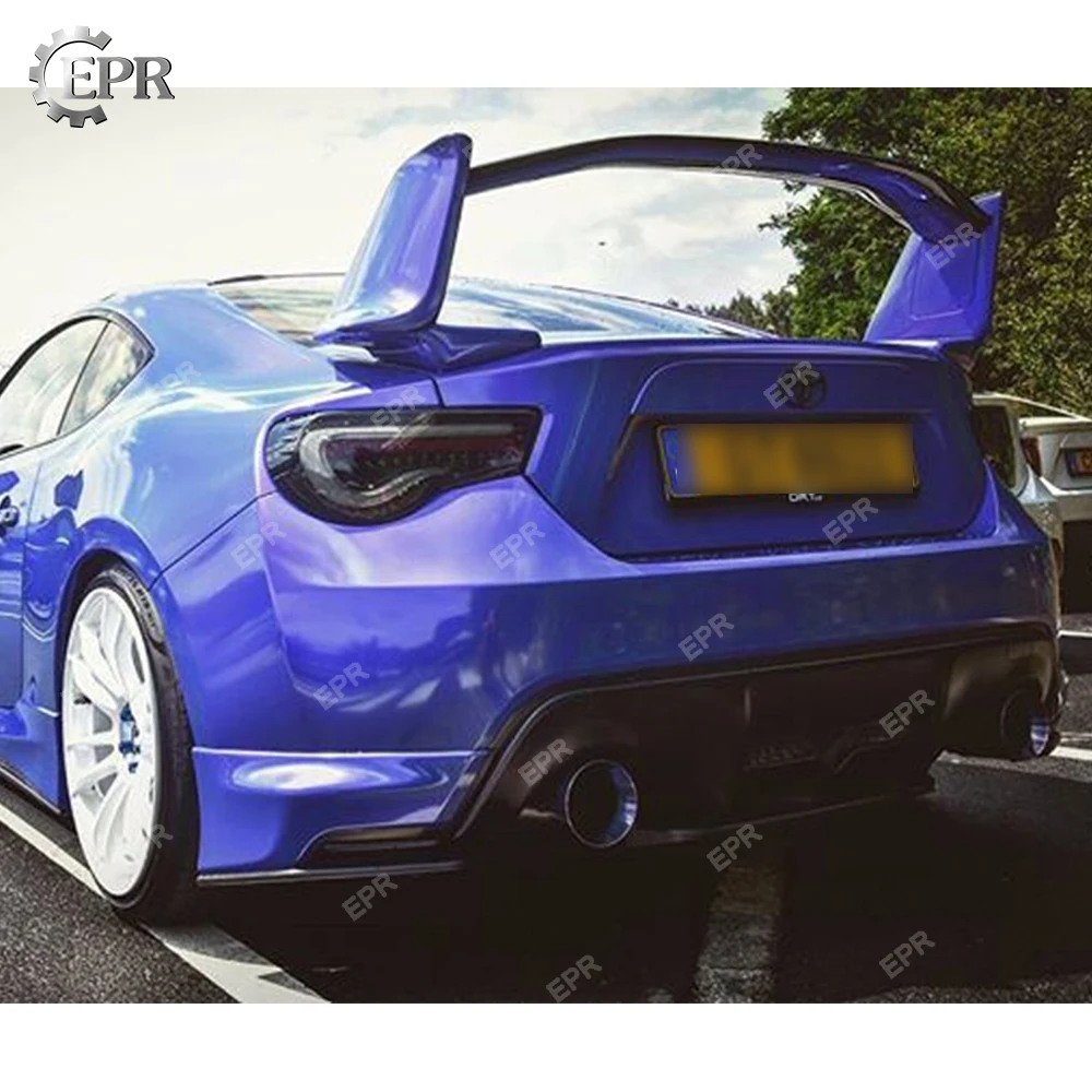 FRP Неокрашенный заднее крыло для губ Накладка BRZ FT86 FRS Nur Стиль Стекло волокно