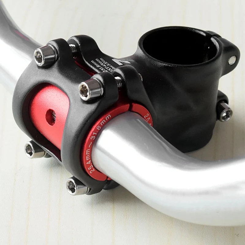 

MTB Bike Handlebar Bar Shim Spacer Stem Reducer Size Reducing Bushing Sleeve 25.4mm to 31.8mm Bar Bore Adapter