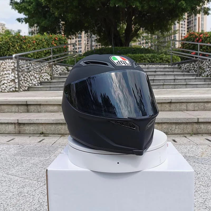Новое поступление мотоциклетный шлем унисекс Полнолицевой шлем casco зимний сезон Безопасный черный шлем dot утвержден
