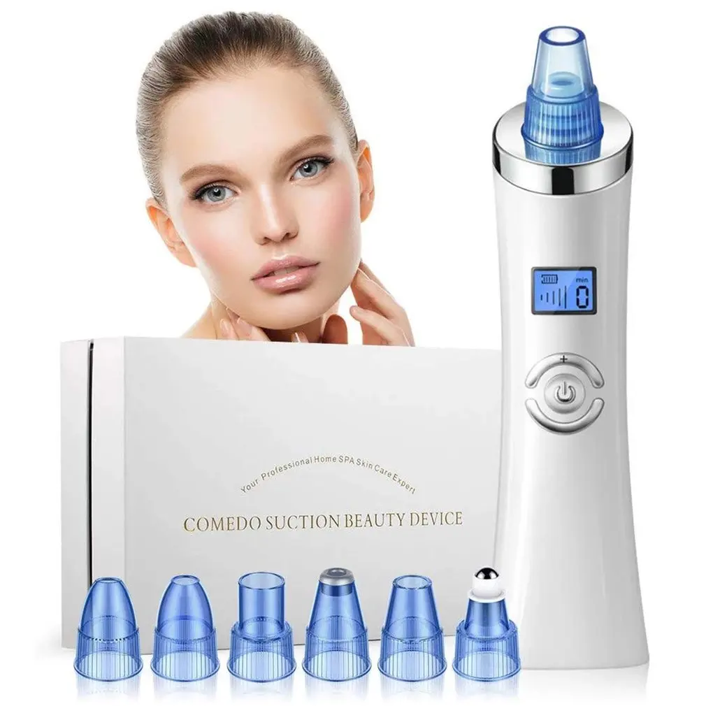 

Blackhead Suction Pore Clean Instrument Facial Cleaning Device Blackhead Remover Electric High-frequency Vibration Acne Cleanser