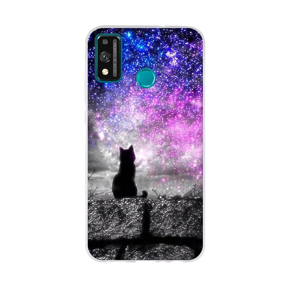 

Phone Case For Huawei Honor 9X Lite 9XLite Case Back Cover Coque Funda Shell Soft TPU Cute Cartoon Phone Bag Bumper Protective