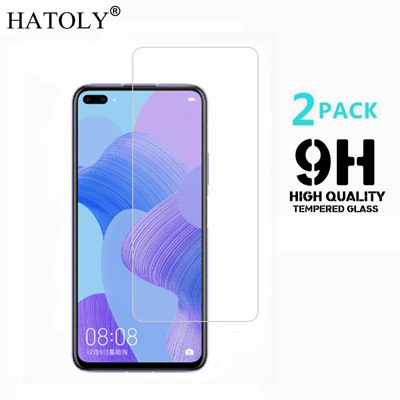

Ультратонкое закаленное стекло HATOLY для Huawei Nova 6, 2 шт.