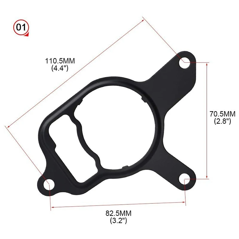 Фотонасос ремонт уплотнения комплект прокладки для 2 5 L Jetta Beetle Passat Rabbit AP68-Vacuum of 3