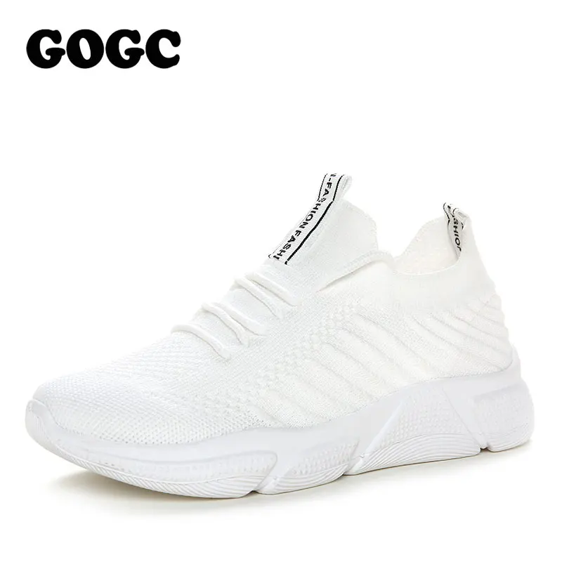 GOGC женские кроссовки на платформе; женская обувь на плоской подошве; женские слипоны; Женская Белая обувь; спортивная обувь; Повседневная обувь; обувь для бега; G682