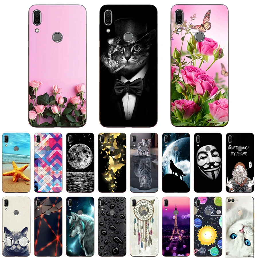 Модный чехол накладка из ТПУ для Huawei P Smart Z противоскользящий PSmart smart Z|Бамперы| |