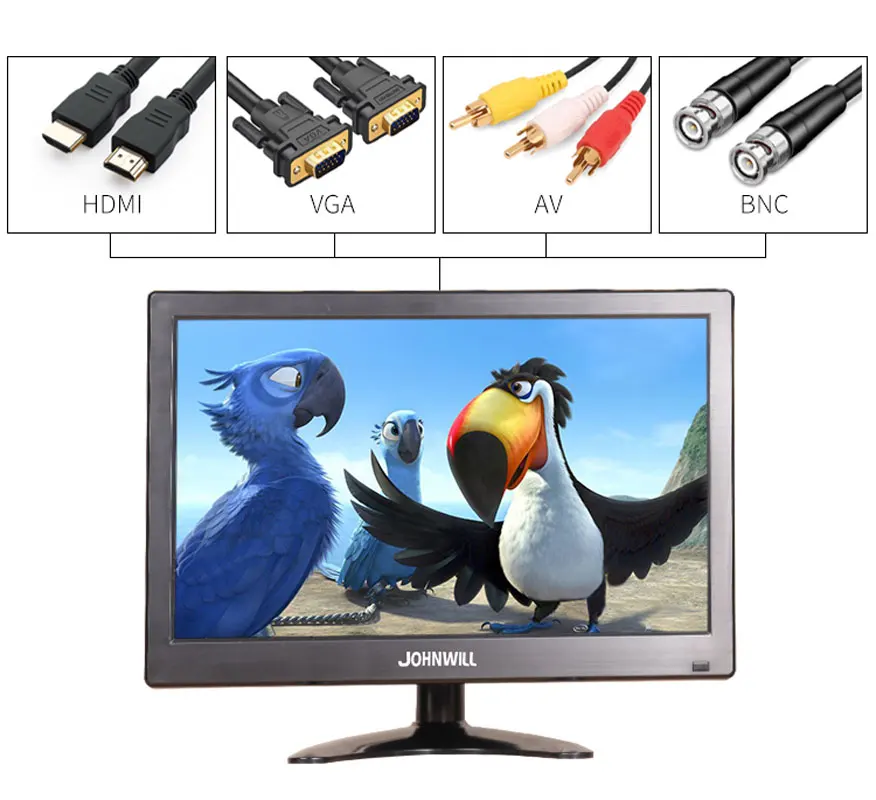 13 3 дюймовый портативный игровой монитор для ПК mini 12 10 1 &quothd ЖК экран HDMI VGA USB BNC AV