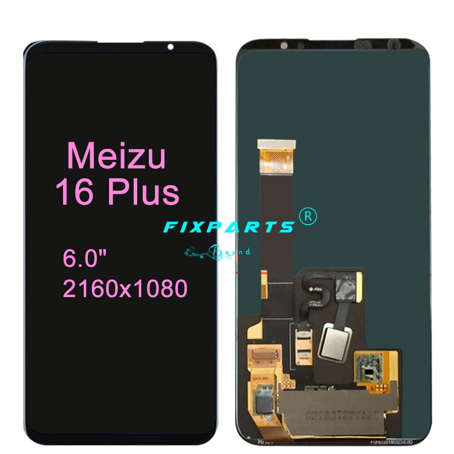 Original New For Meizu 16 Plus LCD 16th Display Replacement Touch Screen Digitizer Black White 16X With Tools | Мобильные телефоны