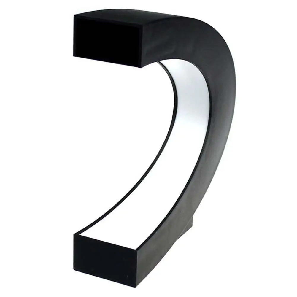 C форма светодиодный светильник с магнитной левитацией Плавающий глобус| |