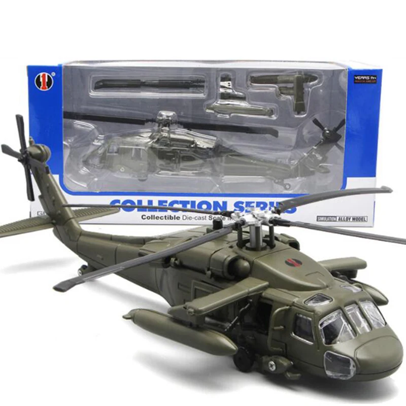 

29CM 1/72 scale Black Hawk rescue fire fighter helicopter Millitary model Army fighter aircraft airplane models children toys