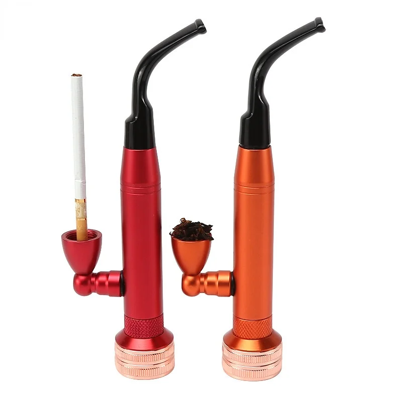 

New High Quality Tobacco Pipe with Grinding Function Can Filtering Cigarette Impurities for Weed Herb Smoking Pipe Accessories