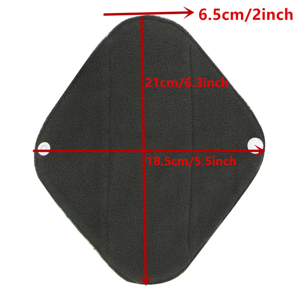 Almohadilla Menstrual lavable tama&ntilde;o S, almohadilla Menstrual sanitaria reutilizable, tela de algod&oacute;n de bamb&uacute; para mam&aacute;, higiene femenina, forro de bragas-4