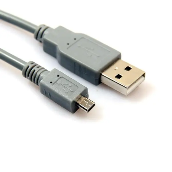 8-контактный usb-кабель для передачи данных камеры Nikon Canon SONY Casio скорость 480 Мбит/с 3 4