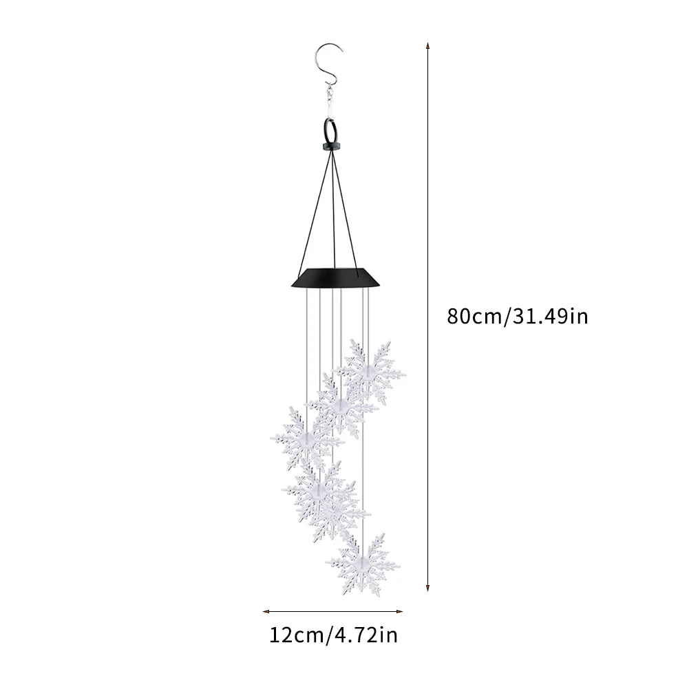 

Colorful Wind Chime Lights LED Solar Waterproof Spider Chime Light Outdoor Mobile Romantic Patio Garden Home Decoration Gift