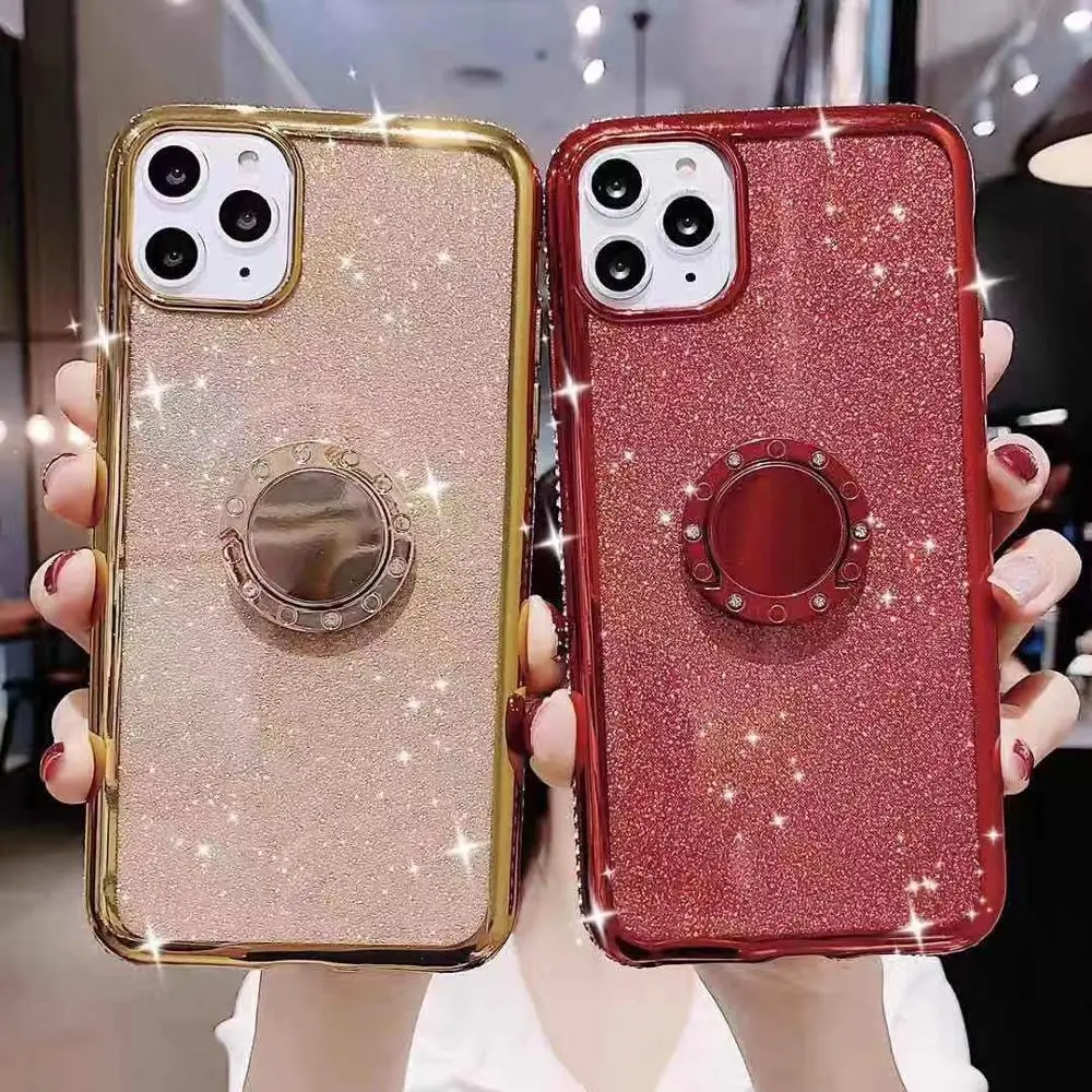 Фото 100 шт 3D Алмазный чехол для iPhone 11 Pro Max XR XS Max чехол с кольцом для iPhone 6 6s 7 8 plus чехол Бесплатная доставка №5