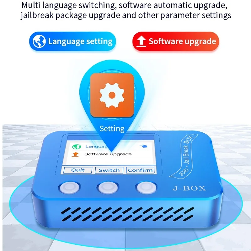 

JCID JC J-BOX Automatic Jailbreak Magic BOX A8 A9 A10 A11 iOS12.0 14.4, for iPhone iOS Device Jailbreak