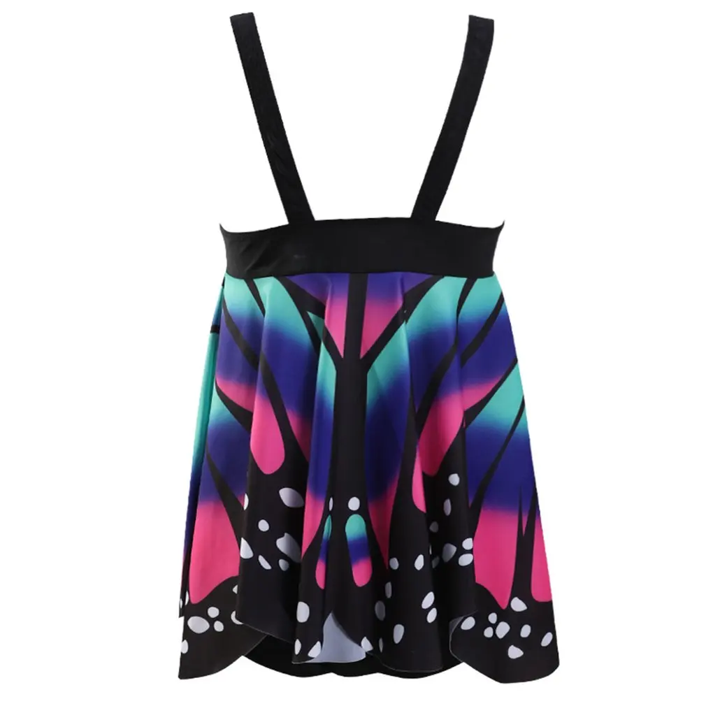 Женская юбка с принтом бабочки консервативный женский купальник бикини