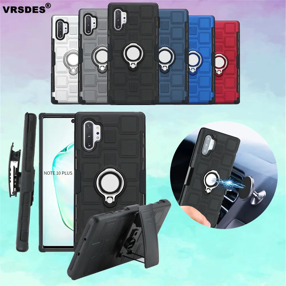 Чехол с поворотным зажимом для ремня Samsung Galaxy Note 10 Plus 5G 9 8 S10 S9 S8 чехол S10E Магнитный