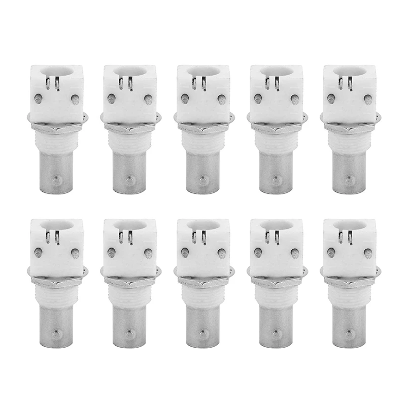 

Practical 10 Pieces 90 Degree 2P BNCQ9 Connection Board White Adapter For PCB Assembly For CCTV Systems