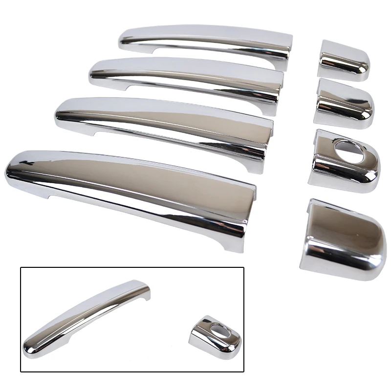 Аксессуары подходят для хромированной боковой дверной ручки крышка защелка