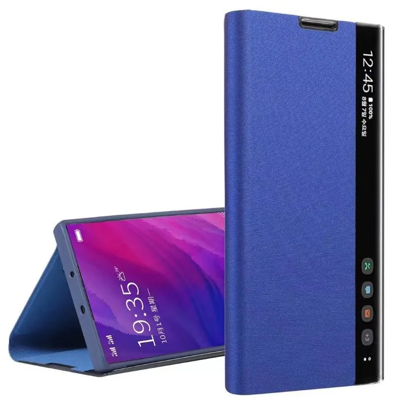 Чехол чехол для Samsung galaxy A6 2018 on откидной кожаный тканевый Магнитный умный с