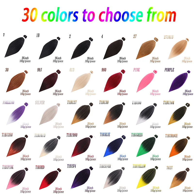 XUANGUANG 26 дюймов Синтетические волосы африканские накладные на крючке затененные