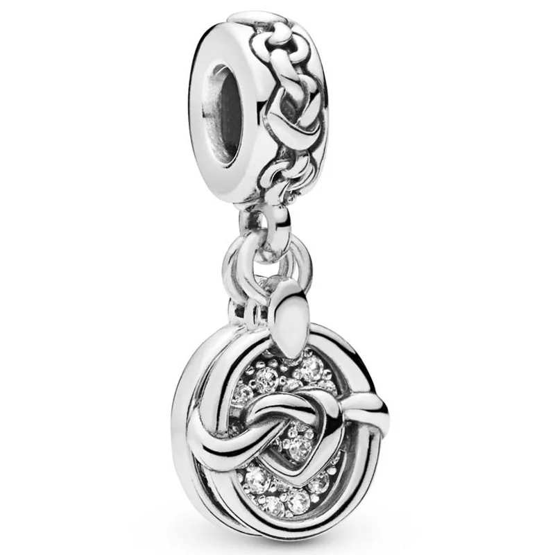 

Оригинальные два диска, подвесные сердца с узлом, соединенные с любовью, подвеска, очаровательные ювелирные изделия «сделай сам», подходят ...