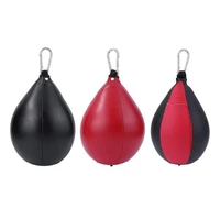 boxing pear shape pu boxing punching bag speed ball bags training fitness sports practical stress release body building tool