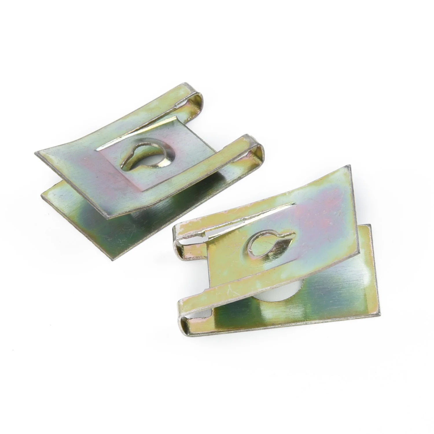 Fender U Тип Зажимы для защиты зажим металлическая прокладка авто 20 шт 3 мм гайка