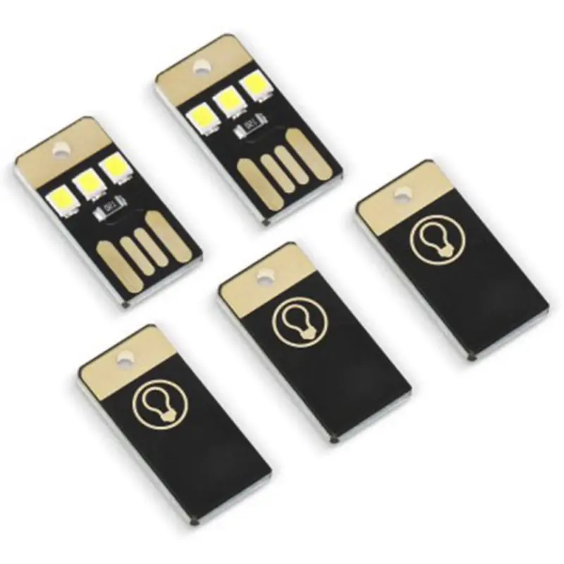 5 шт. уличный миниатюрный тонкий светодиодный фонарик с USB для маленькой палатки