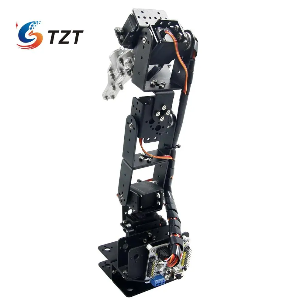 TZT Robot 6 DOF алюминиевый набор для крепления зажимов механическая Роботизированная