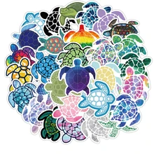41pcs Beautiful Colors Animal Sea Turtles Sticker To DIY Luggage Laptop PC Phone Moto Bicycle Car Girl Vsco Stickers