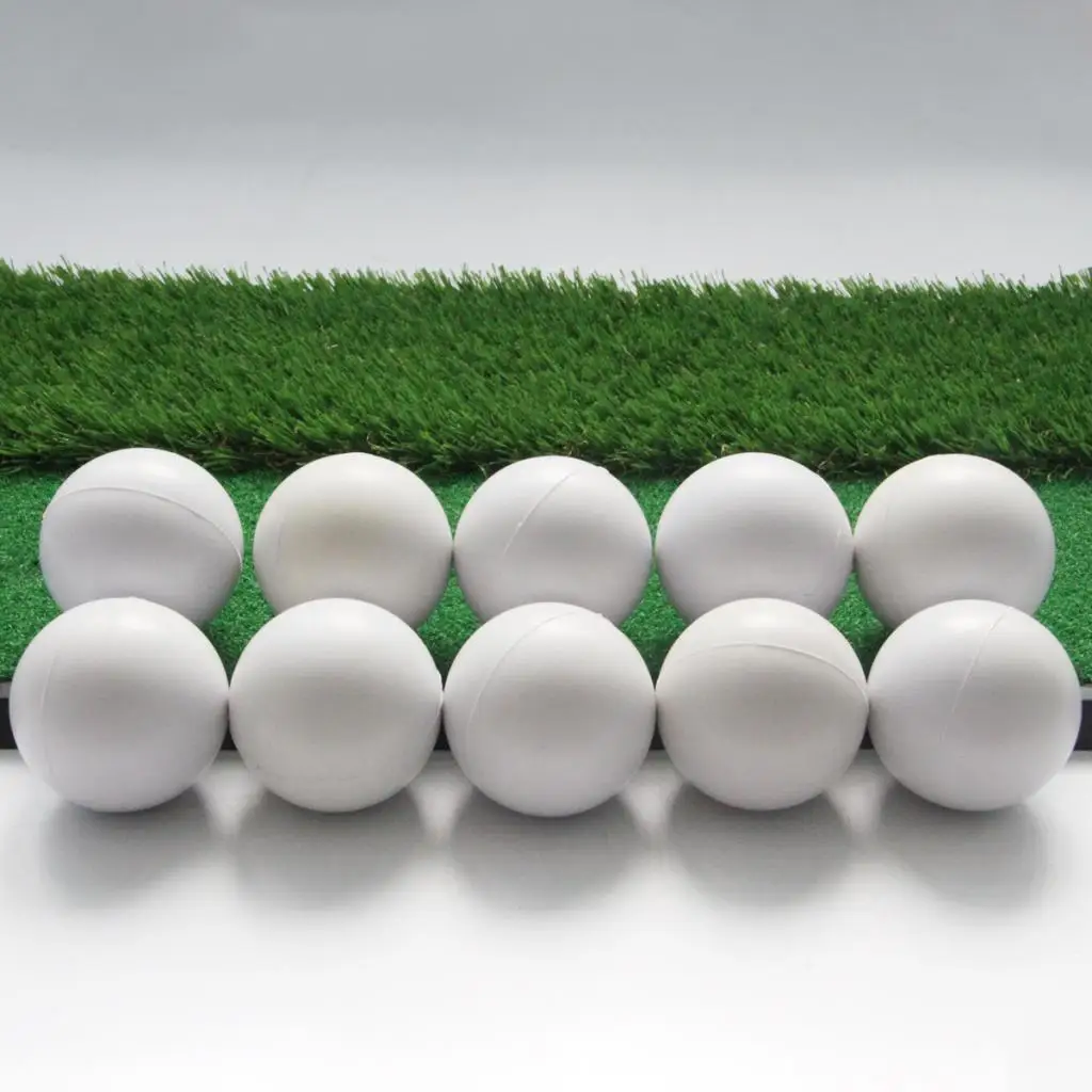 10 шт. легкие мягкие мячи для гольфа из искусственной кожи тренировочные