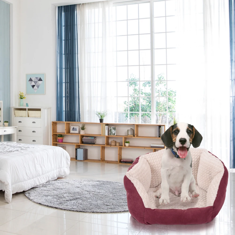 

New Warming Dog House Dog Bed Washable Pet Bed Sofa Soft Material Pet Mat Dog Baskets Fall and Winter Warm Kennel For Cat Puppy