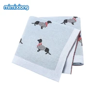baby blankets newborn cartoon swaddle wrap monthly blankets 100cotton knitted toddler infant outdoor playing clip mats 10080cm