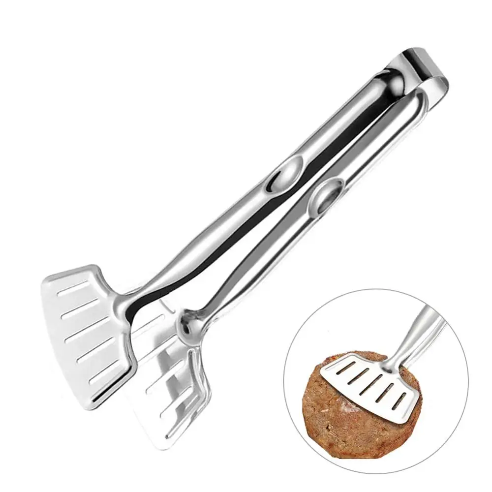 1 шт. Нержавеющая сталь удобный стейк зажимы для пиццы на мобильный телефон рыбий