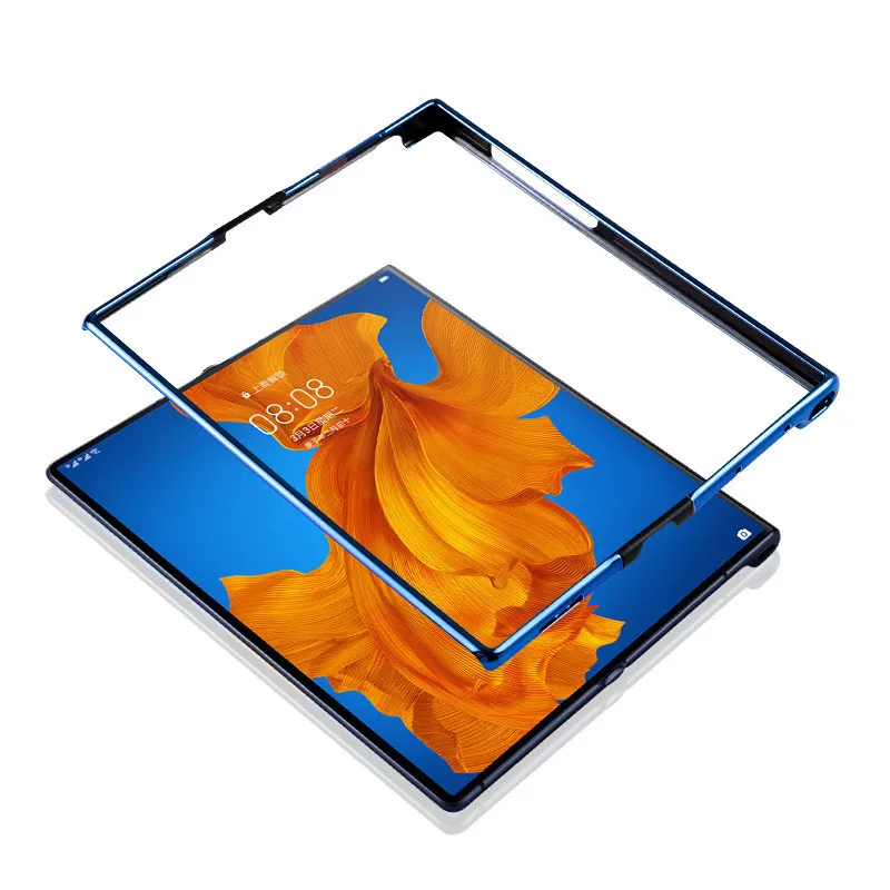 

2020 New Plating Fold Mobile Phone Bumper For Huawei Mate Xs Electroplating Folding Frame Case