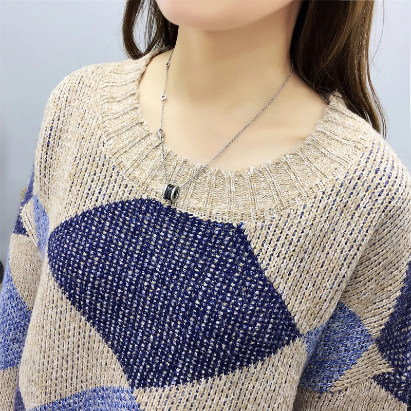 

OllyMurs Women Loose Sweater 2019 Autumn Winter Ladies Warm Tops Pullover Korean Fashion Casual Thick Knitted Jumper Sweaters