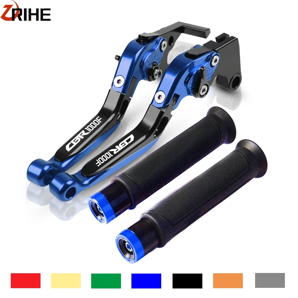 

Motorcycle CNC Adjustable Folding Extendable Brake Clutch Levers Handlebar Grip For HONDA CBR1000F SC24 CBR 1000F 1993-1998 1997