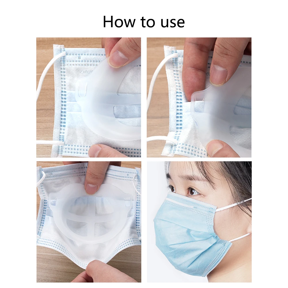 

Free DHL 1000/2000/5000PCS mask holder mask accessories breathing smoothly mouth nose support facial space mask reusable mask