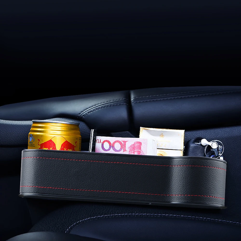 

Passenger Driver Side Car Seat Gap Crevice Storage Box Multifunctional Stowing Tidying for Pocket Organizer Phone Holders