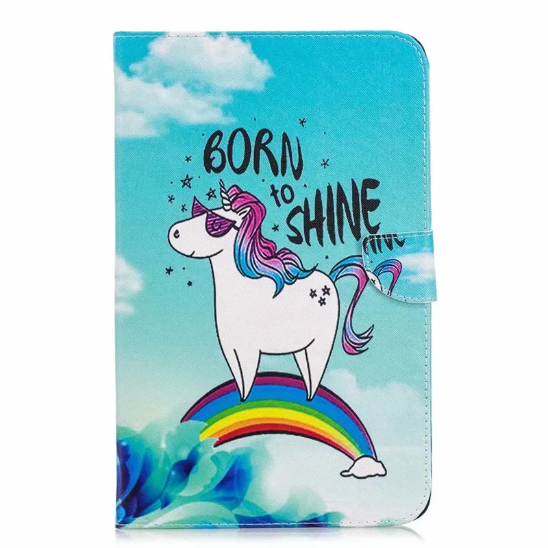 Чехол для Samsung Galaxy Tab E 9 6 чехол T560 SM-T560 T561 Kawaii Единорог кошка щенок Funda планшет |