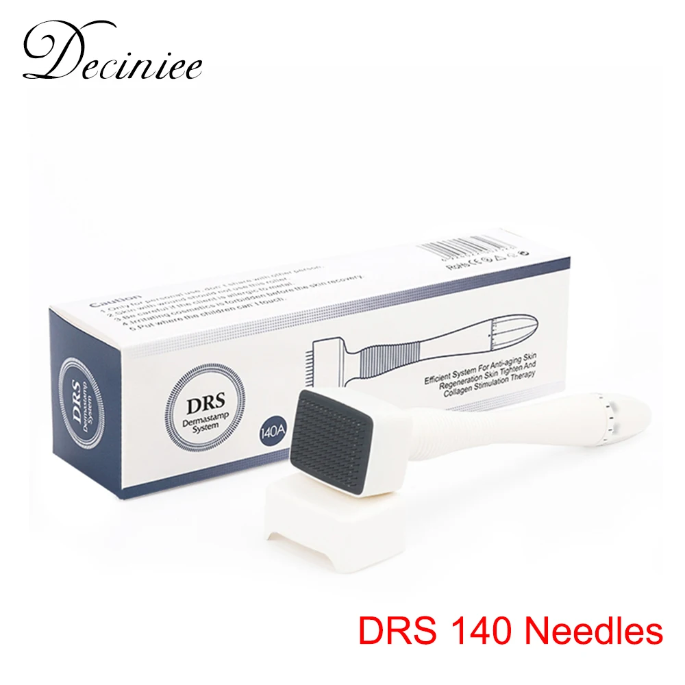 

Adjustable Derma Roller Cosmetic Needling 140pins Professional Stainless Steel Needle Derma Roller Stamp Skin Care Microneedle