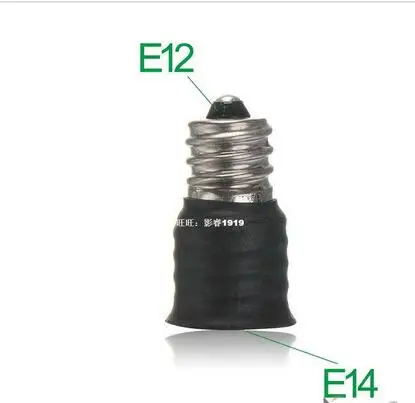 

Переходник для лампы E12 в E14 110 ~ 250 В, держатель светодиодный светильник пы, адаптер для лампы 3 А, никелевый переходник с медным покрытием